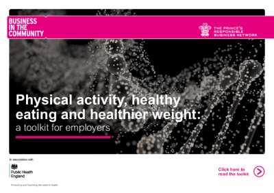 Physical activity, healthy eating and healthier weight: a toolkit for employers