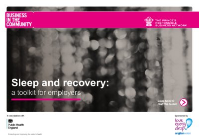 Sleep and Recovery: a Toolkit for Employers